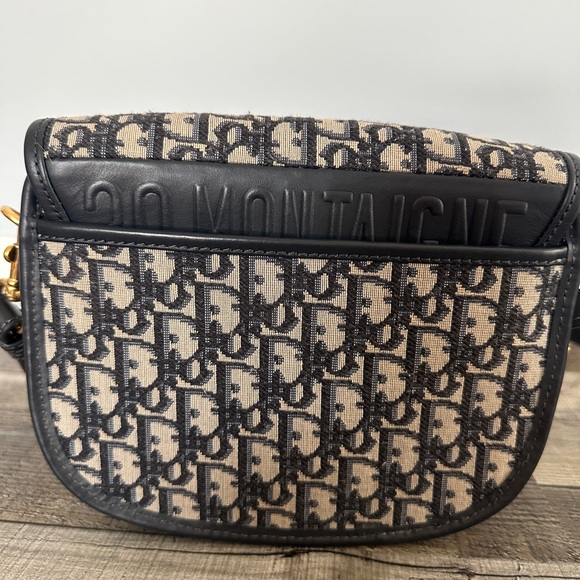 Blue and cream crossbody bag - Picture 4 of 7